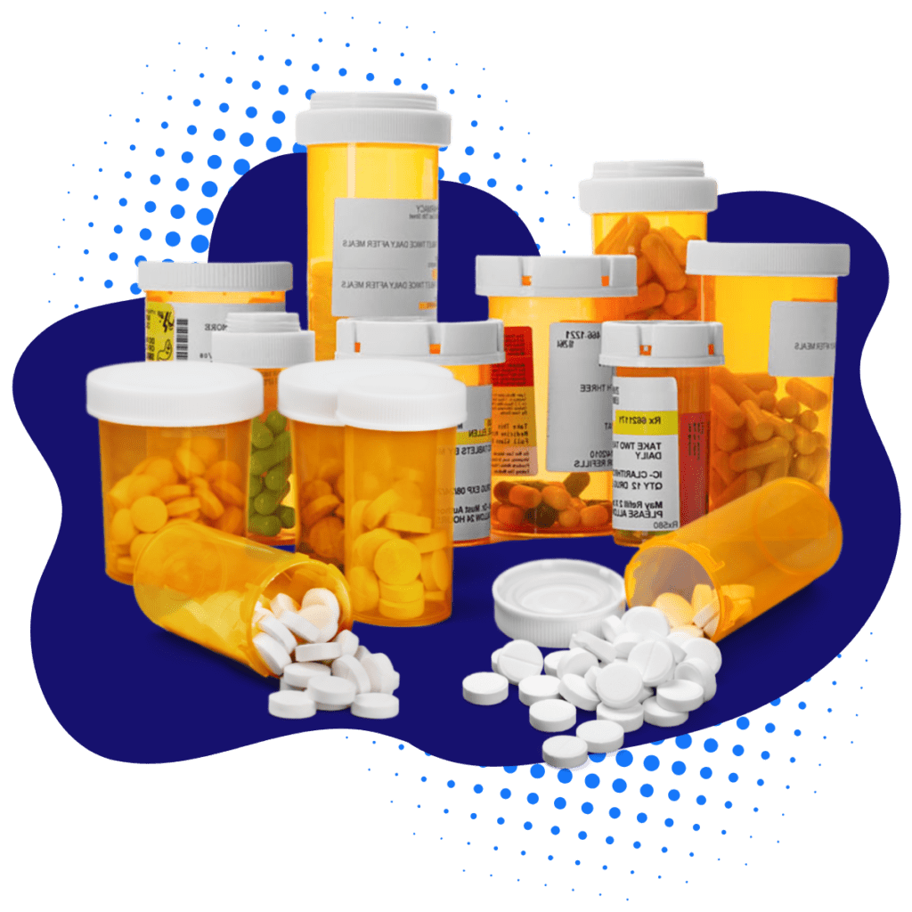 Various healthcare products displayed in All Family Pharmacy's online shop