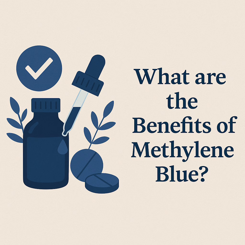 Image asking what are the benefits of Methylene Blue?