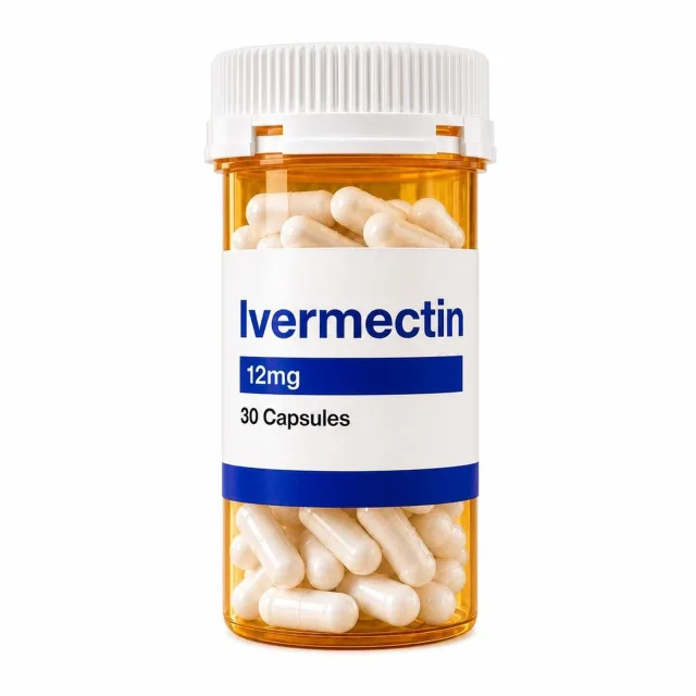 Ivermectin 12mg capsules bottle