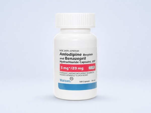 Amlodipine/Benazepril HCL 5/20mg