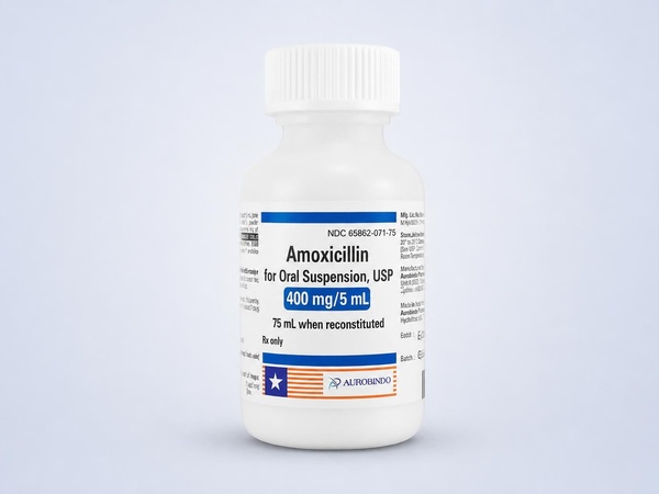 Amoxicillin 400mg/5mL