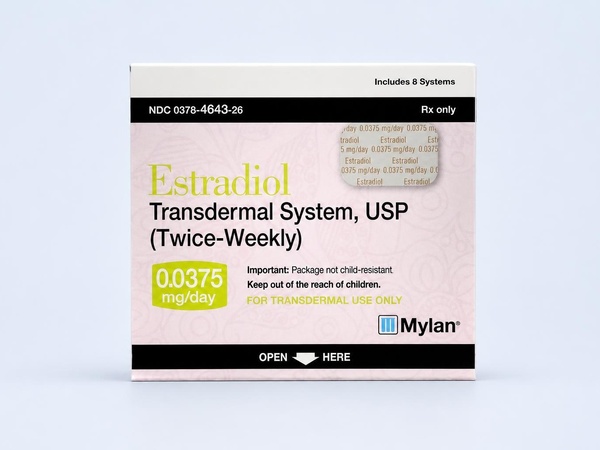 Estradiol 0.0375mg Patches (Twice Weekly)