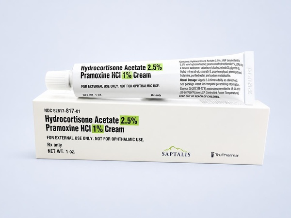 Hydrocortisone Acetate / Pramoxine 2.5%/1% Cream